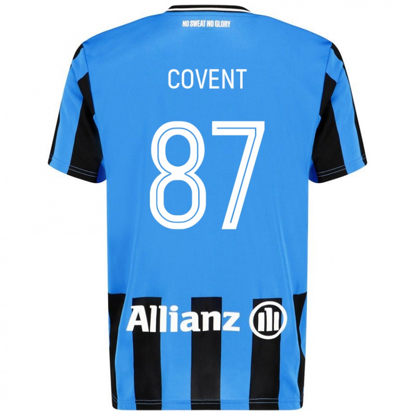 Kinder Jorijn Covent #87 Himmelblau Schwarz Heimtrikot Trikot 2024/25 T-Shirt Österreich