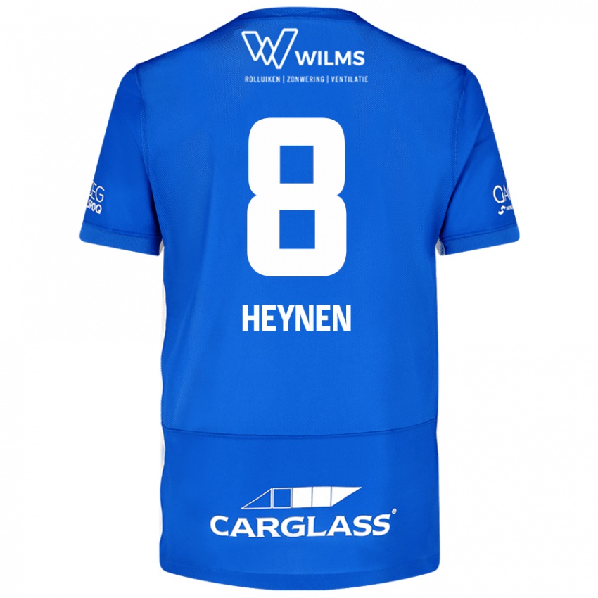 Kinder Bryan Heynen #8 Blau Heimtrikot Trikot 2024/25 T-Shirt Österreich