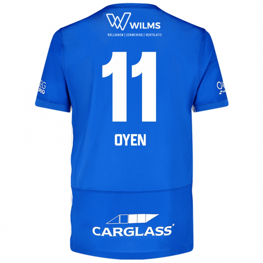 Kinder Luca Oyen #11 Blau Heimtrikot Trikot 2024/25 T-Shirt Österreich