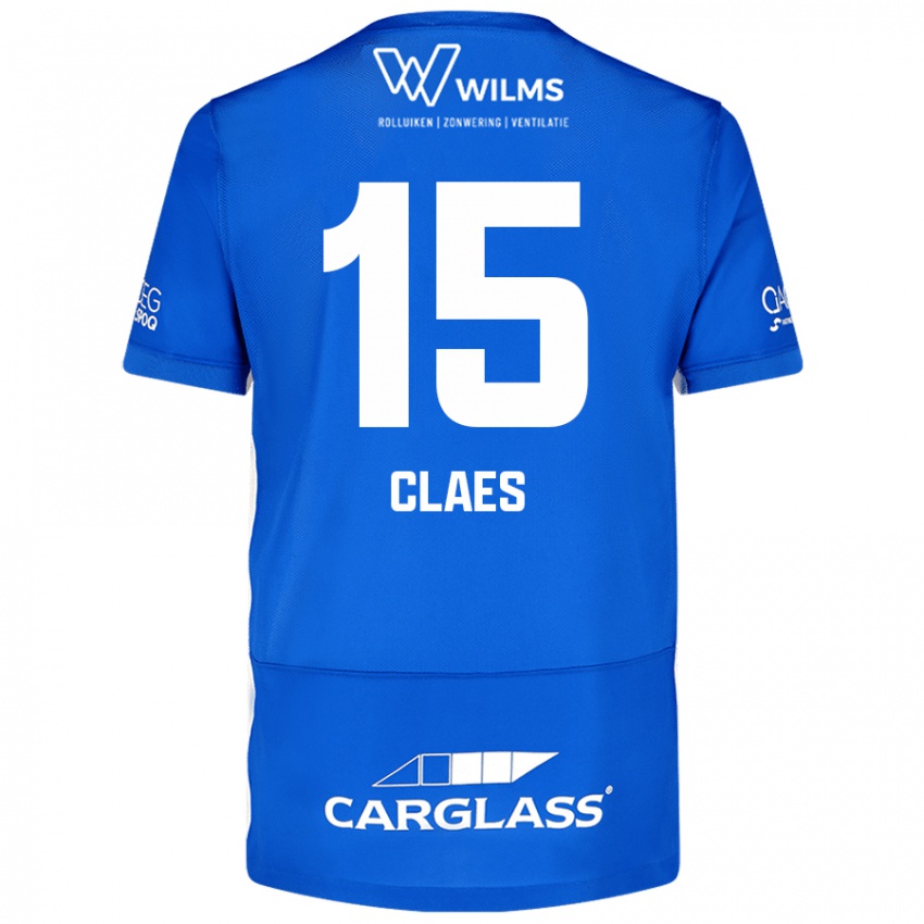 Kinder Thomas Claes #15 Blau Heimtrikot Trikot 2024/25 T-Shirt Österreich