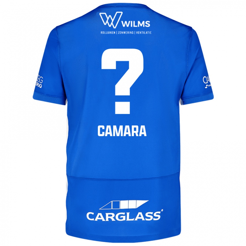 Kinder Ali Camara #0 Blau Heimtrikot Trikot 2024/25 T-Shirt Österreich