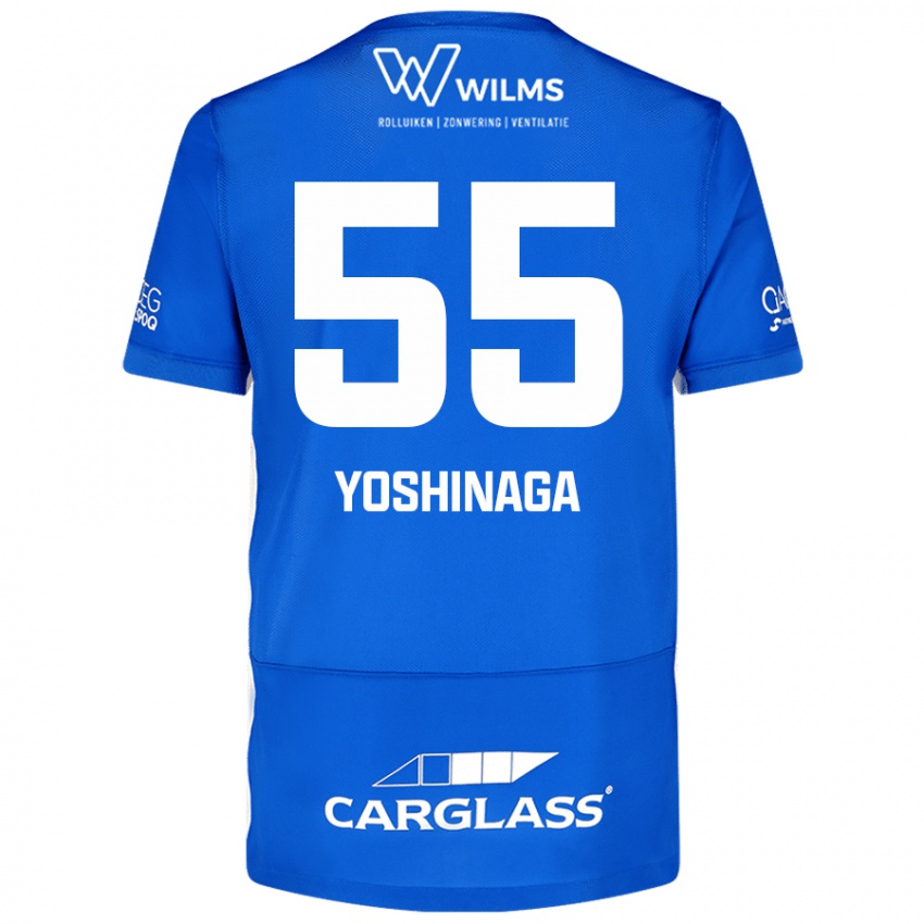 Kinder Yumeki Yoshinaga #55 Blau Heimtrikot Trikot 2024/25 T-Shirt Österreich