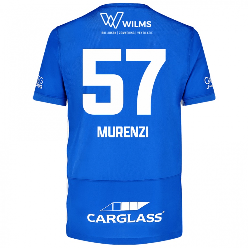 Kinder Aaron Murenzi #57 Blau Heimtrikot Trikot 2024/25 T-Shirt Österreich