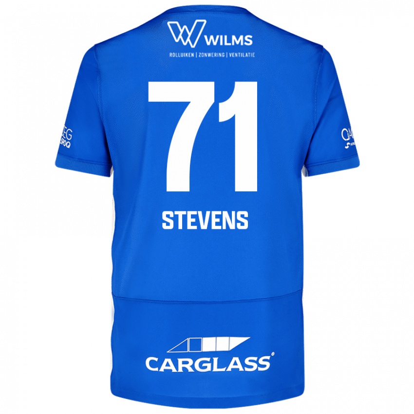 Kinder Brent Stevens #71 Blau Heimtrikot Trikot 2024/25 T-Shirt Österreich