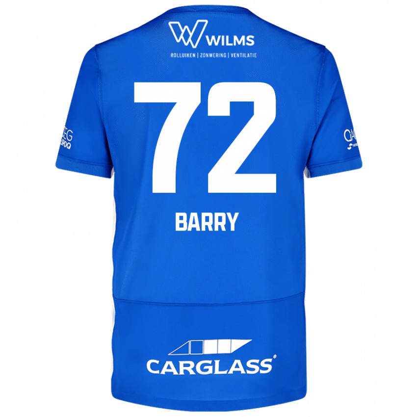 Kinder Alpha Barry #72 Blau Heimtrikot Trikot 2024/25 T-Shirt Österreich