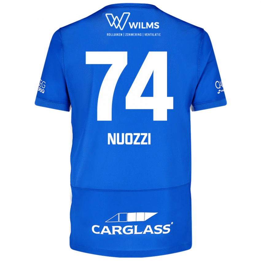 Kinder Cédric Nuozzi #74 Blau Heimtrikot Trikot 2024/25 T-Shirt Österreich