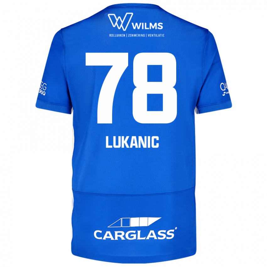 Kinder Luka Lukanic #78 Blau Heimtrikot Trikot 2024/25 T-Shirt Österreich