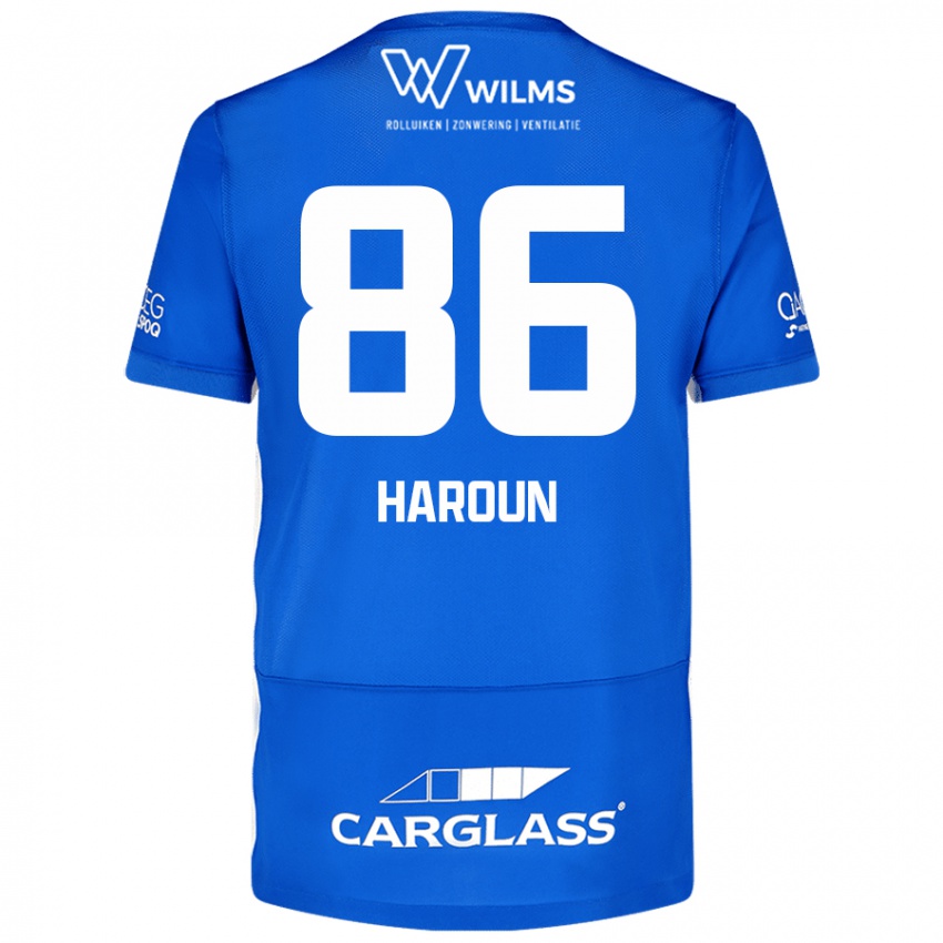 Kinder Kenan Haroun #86 Blau Heimtrikot Trikot 2024/25 T-Shirt Österreich