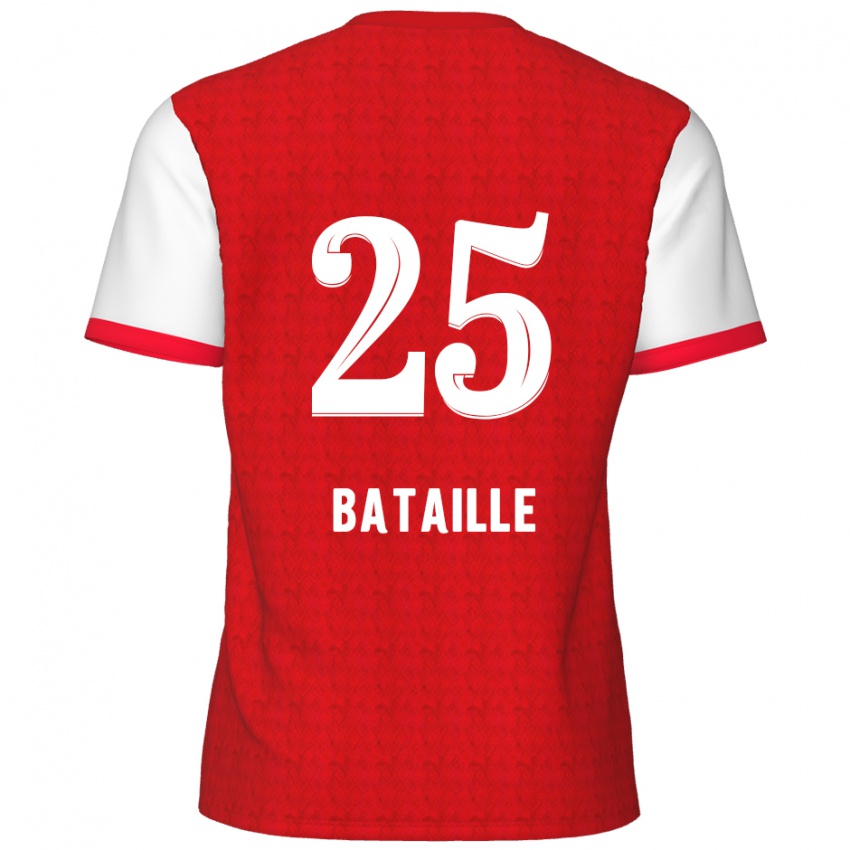 Kinder Jelle Bataille #25 Rot Weiß Heimtrikot Trikot 2024/25 T-Shirt Österreich