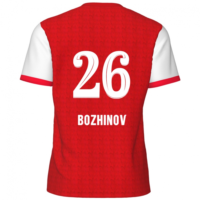 Kinder Rosen Bozhinov #26 Rot Weiß Heimtrikot Trikot 2024/25 T-Shirt Österreich