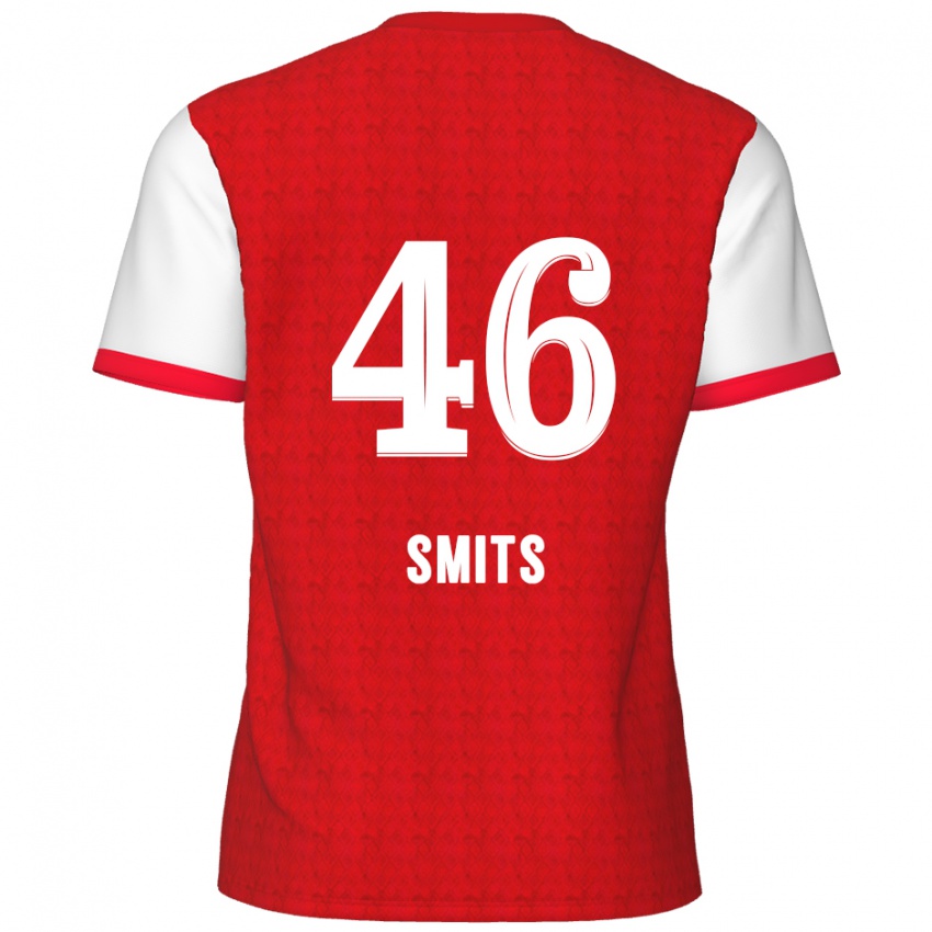 Kinder Milan Smits #46 Rot Weiß Heimtrikot Trikot 2024/25 T-Shirt Österreich