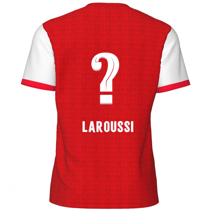 Kinder Nizar Laroussi #0 Rot Weiß Heimtrikot Trikot 2024/25 T-Shirt Österreich