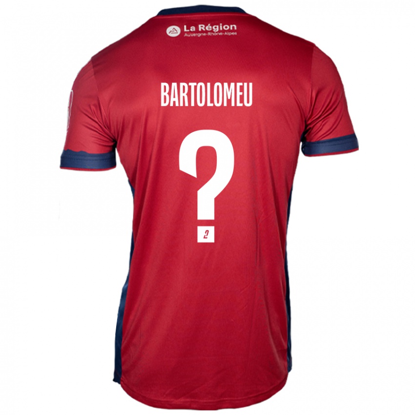 Kinder Malo Bartolomeu #0 Hellburgunderrot Heimtrikot Trikot 2024/25 T-Shirt Österreich