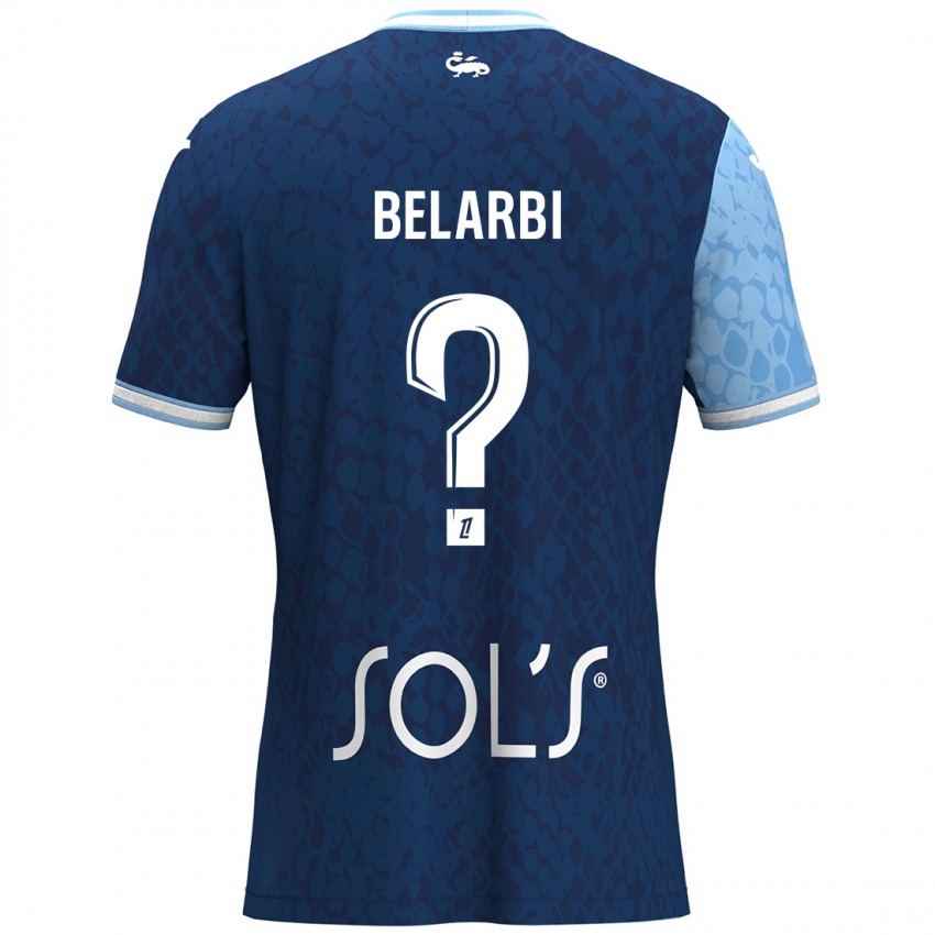 Kinder Sohaib Belarbi #0 Himmelblau Dunkelblau Heimtrikot Trikot 2024/25 T-Shirt Österreich