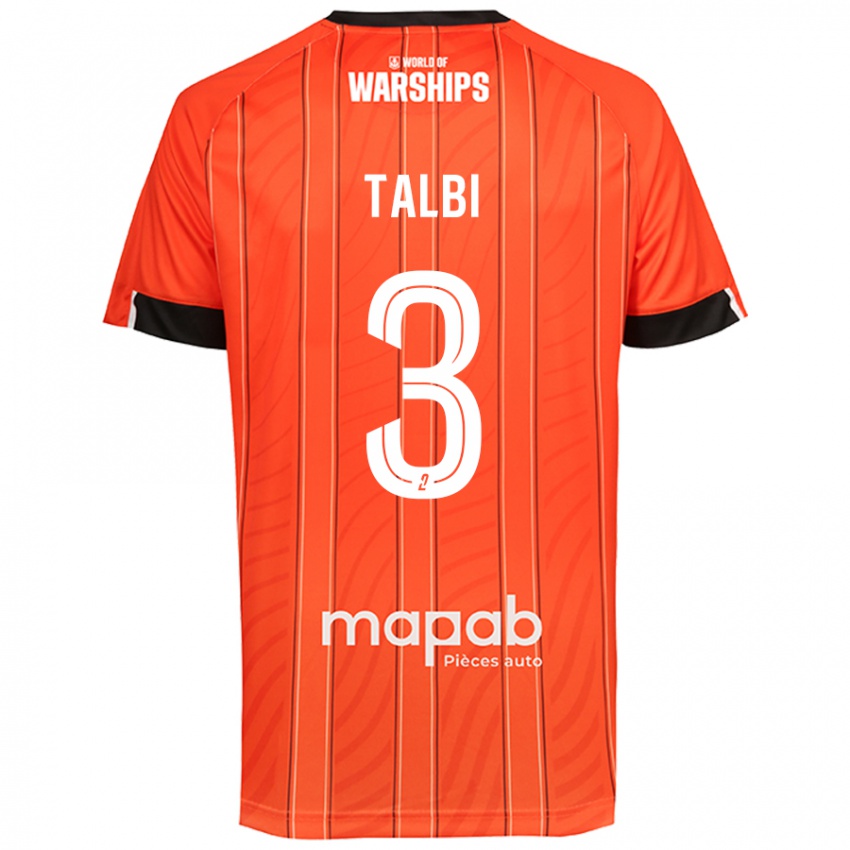 Kinder Montassar Talbi #3 Orange Heimtrikot Trikot 2024/25 T-Shirt Österreich