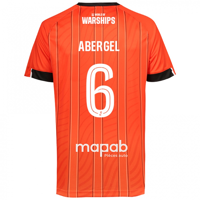 Kinder Laurent Abergel #6 Orange Heimtrikot Trikot 2024/25 T-Shirt Österreich