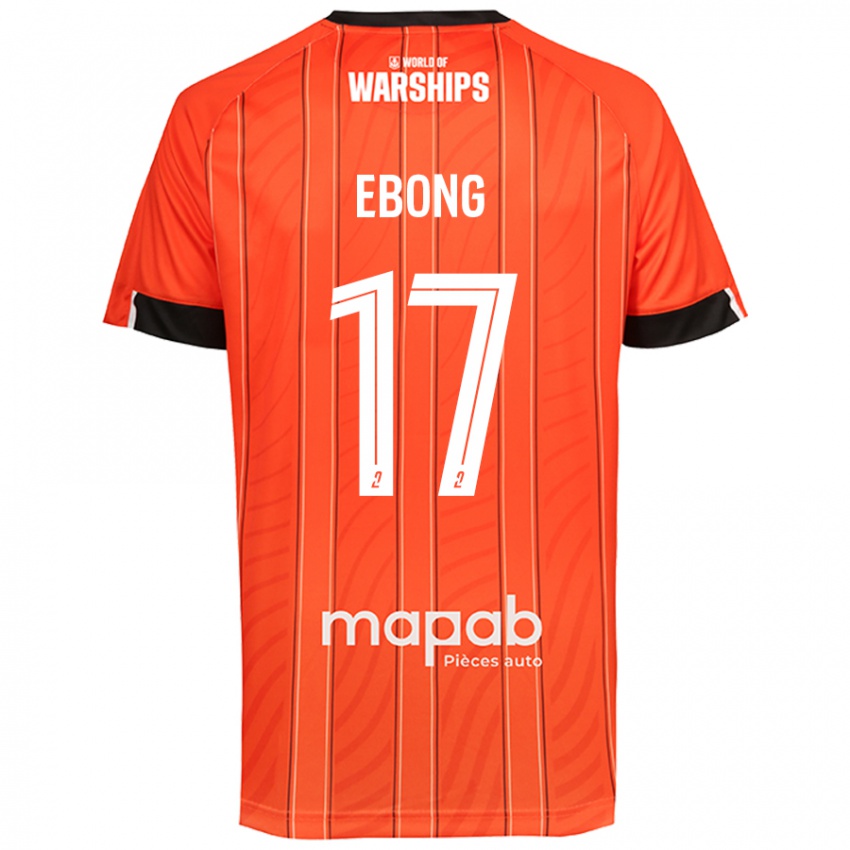 Kinder Arthur Ebong #17 Orange Heimtrikot Trikot 2024/25 T-Shirt Österreich