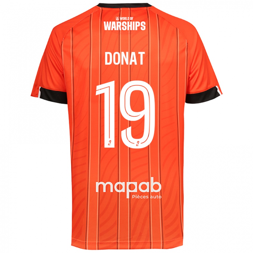 Kinder Noa Donat #19 Orange Heimtrikot Trikot 2024/25 T-Shirt Österreich