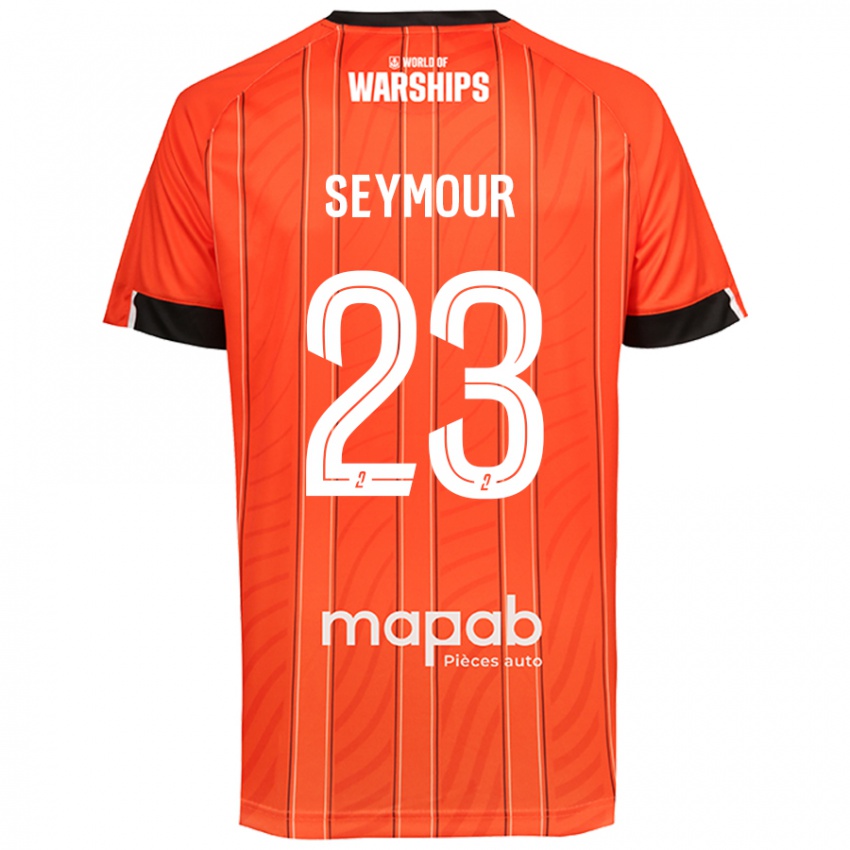 Kinder Brice Seymour #23 Orange Heimtrikot Trikot 2024/25 T-Shirt Österreich