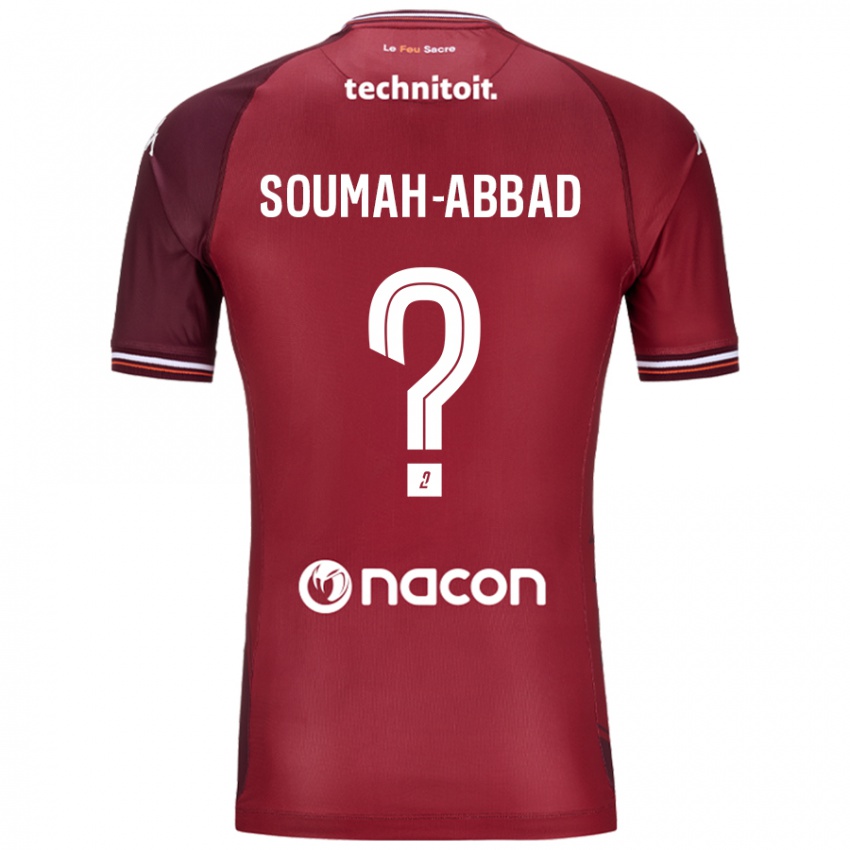 Kinder Édouard Soumah-Abbad #0 Rot Granata Heimtrikot Trikot 2024/25 T-Shirt Österreich