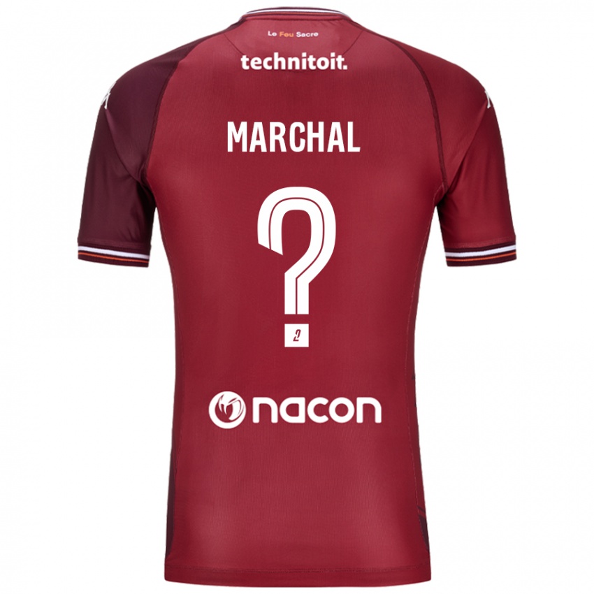 Kinder Adam Marchal #0 Rot Granata Heimtrikot Trikot 2024/25 T-Shirt Österreich