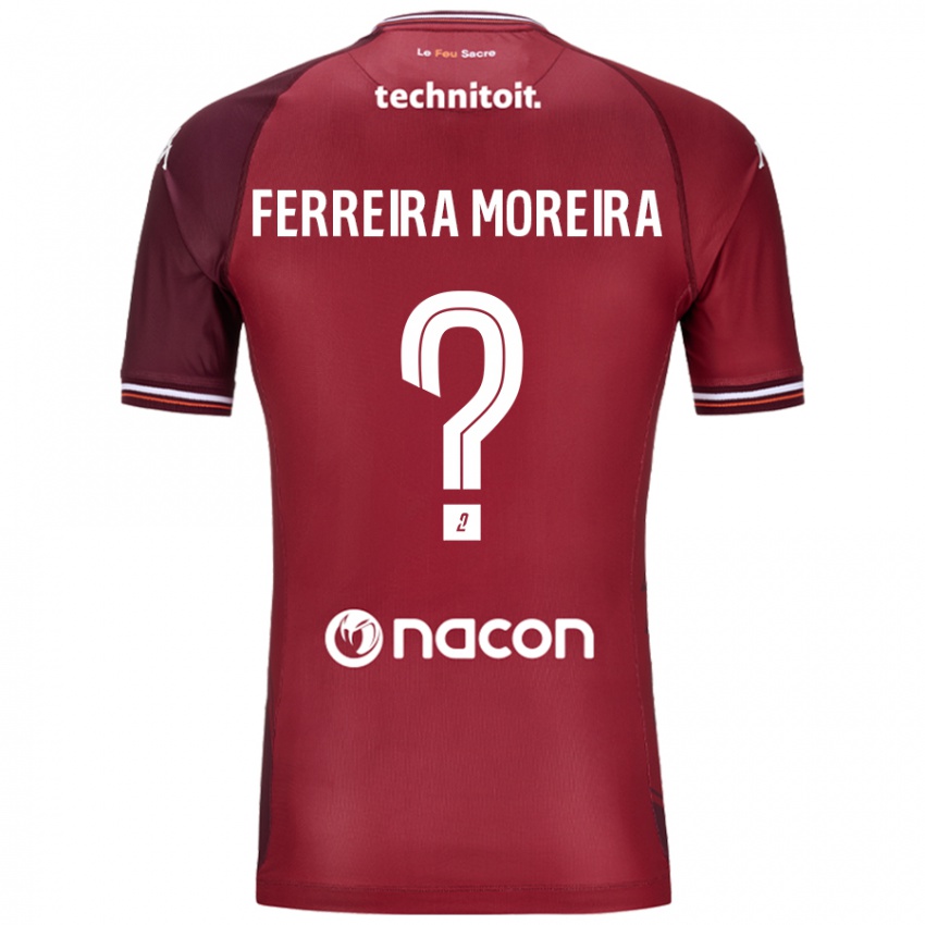 Kinder Ruben Ferreira Moreira #0 Rot Granata Heimtrikot Trikot 2024/25 T-Shirt Österreich