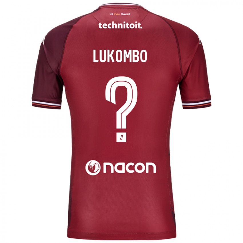 Kinder Joseph Lukombo #0 Rot Granata Heimtrikot Trikot 2024/25 T-Shirt Österreich