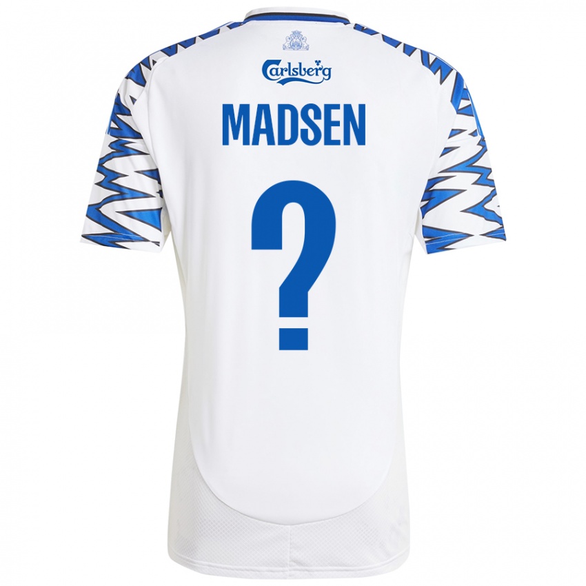 Kinder Noah Madsen #0 Weiß Himmelblau Heimtrikot Trikot 2024/25 T-Shirt Österreich