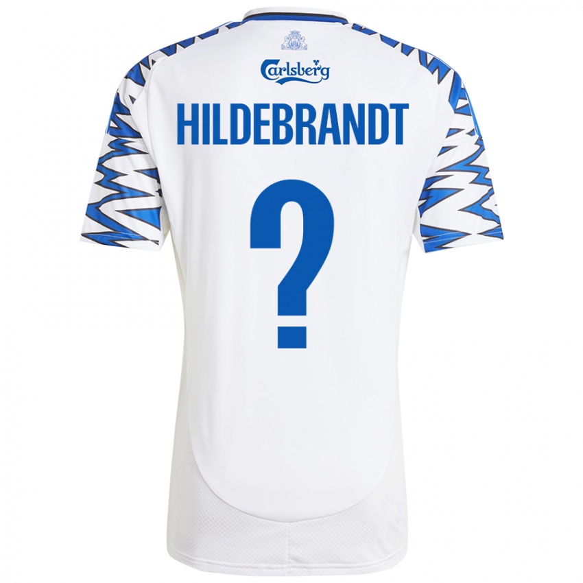 Kinder Sylvester Hildebrandt #0 Weiß Himmelblau Heimtrikot Trikot 2024/25 T-Shirt Österreich