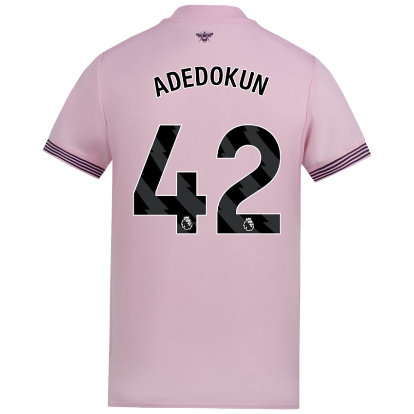 Kinder Val Adedokun #42 Rosa Auswärtstrikot Trikot 2024/25 T-Shirt Österreich