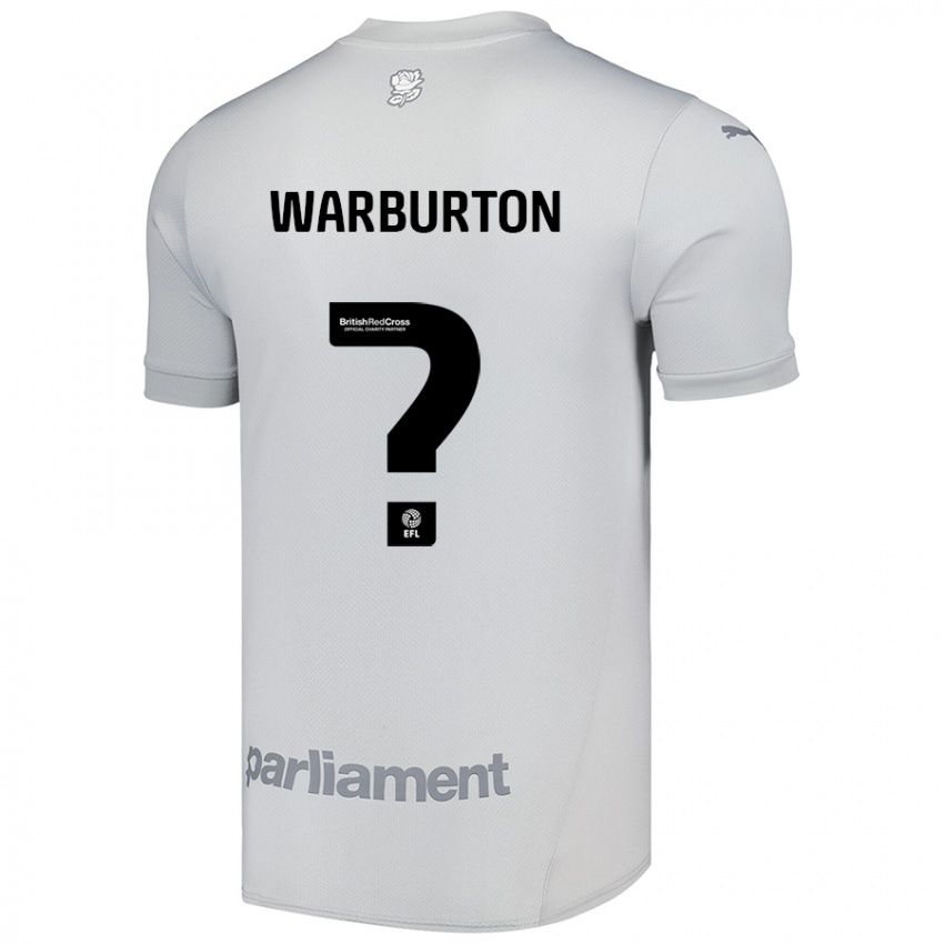 Kinder Owen Warburton #0 Silbergrau Auswärtstrikot Trikot 2024/25 T-Shirt Österreich