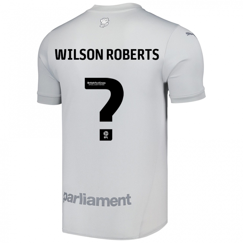 Kinder Georgina Wilson-Roberts #0 Silbergrau Auswärtstrikot Trikot 2024/25 T-Shirt Österreich