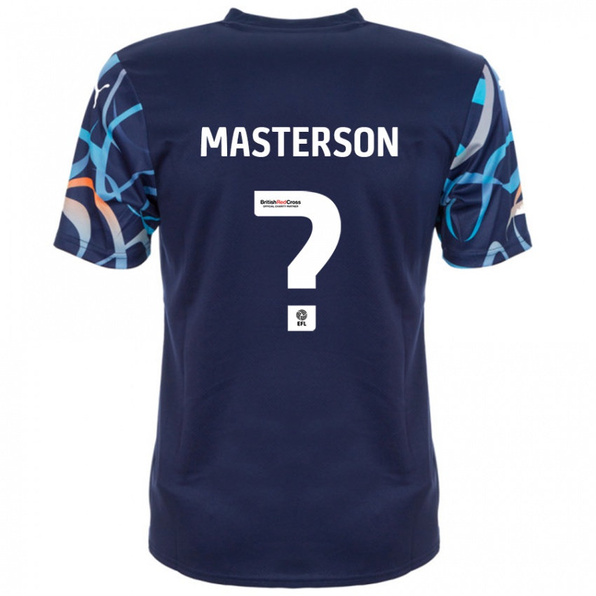 Kinder Keisha Masterson #0 Marineblau Auswärtstrikot Trikot 2024/25 T-Shirt Österreich