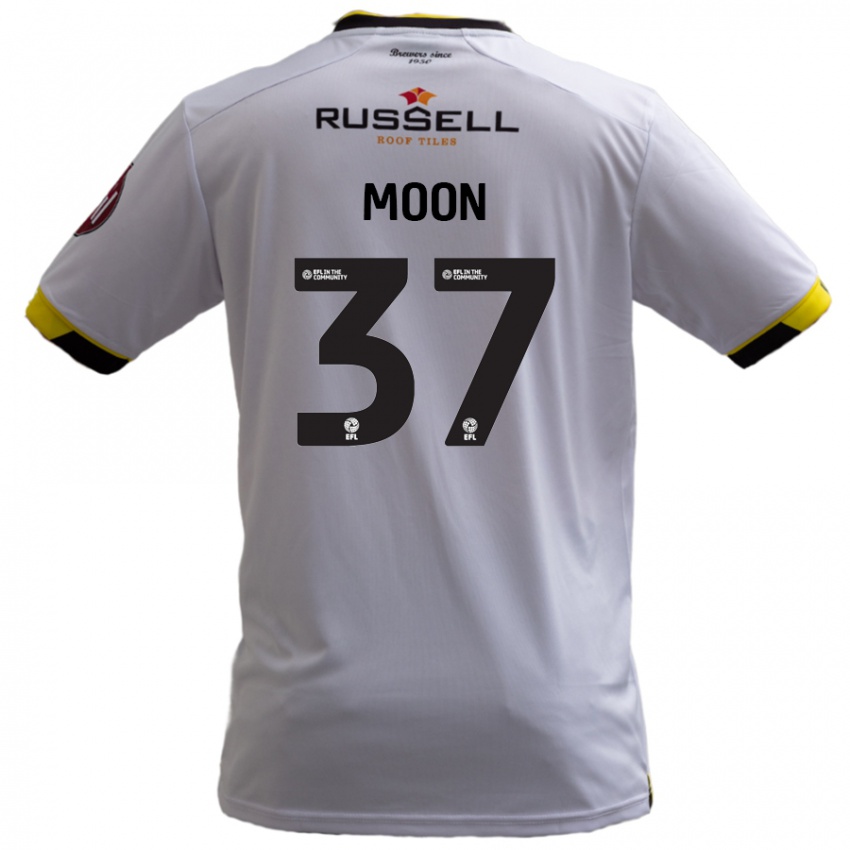 Kinder Jasper Moon #37 Weiß Auswärtstrikot Trikot 2024/25 T-Shirt Österreich