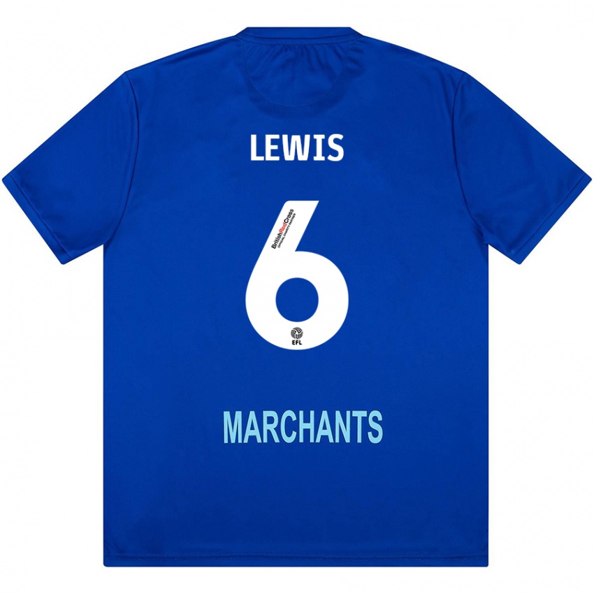 Kinder Megan Lewis #6 Grün Auswärtstrikot Trikot 2024/25 T-Shirt Österreich