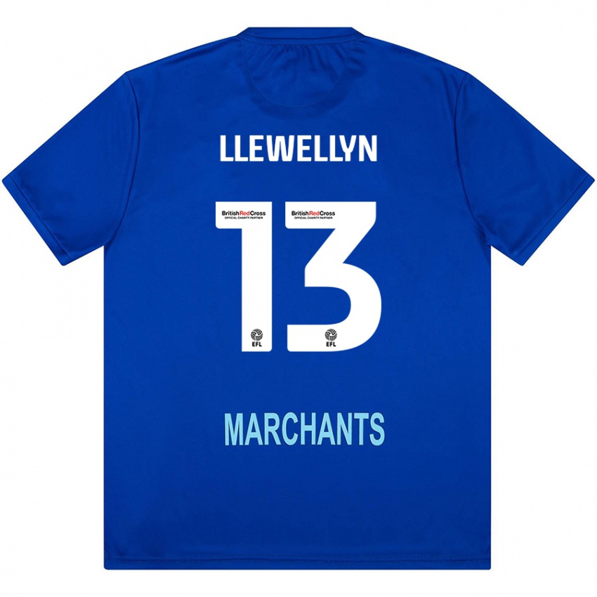 Kinder Ffion Llewellyn #13 Grün Auswärtstrikot Trikot 2024/25 T-Shirt Österreich