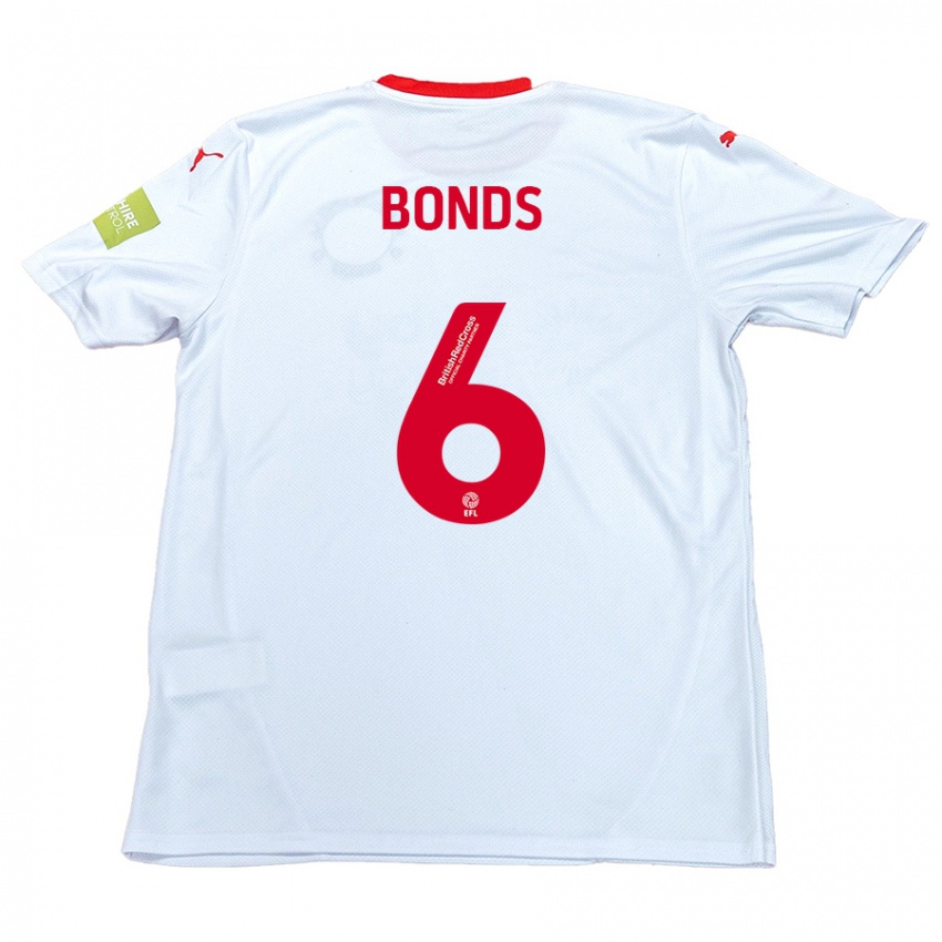 Kinder Elliot Bonds #6 Weiß Auswärtstrikot Trikot 2024/25 T-Shirt Österreich