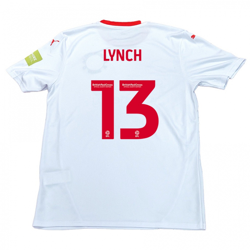 Kinder Jay Lynch #13 Weiß Auswärtstrikot Trikot 2024/25 T-Shirt Österreich