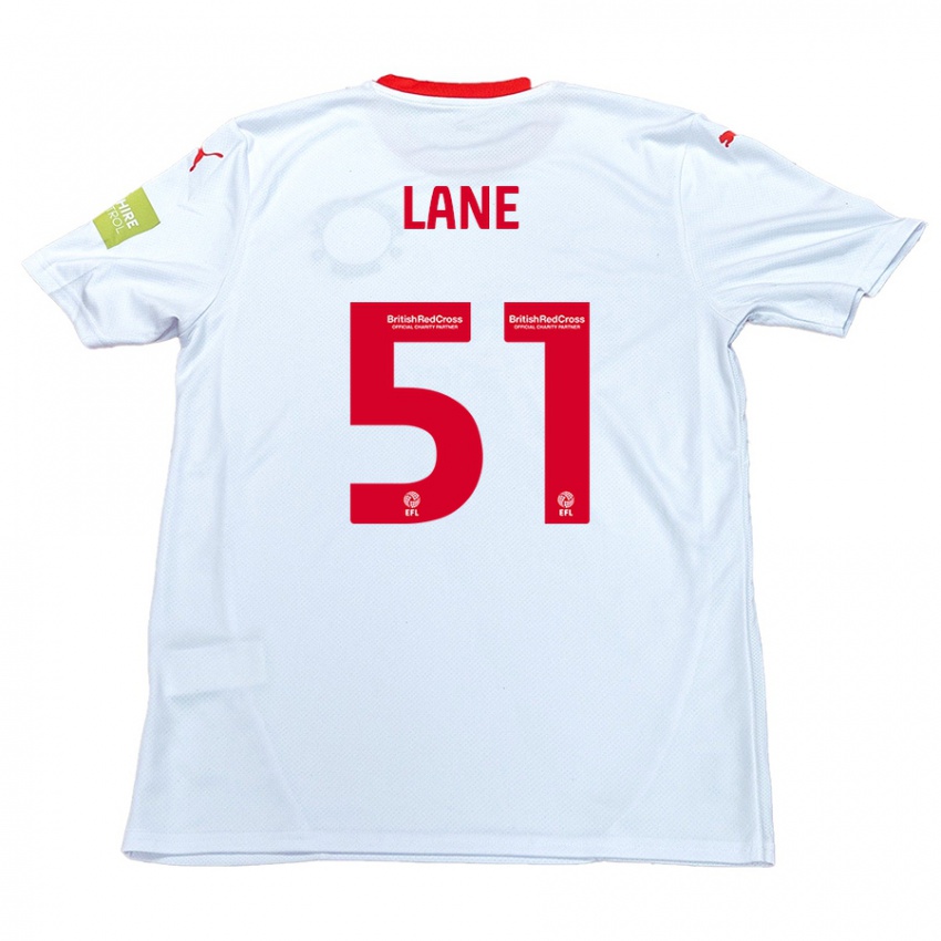 Kinder Mikey Lane #51 Weiß Auswärtstrikot Trikot 2024/25 T-Shirt Österreich