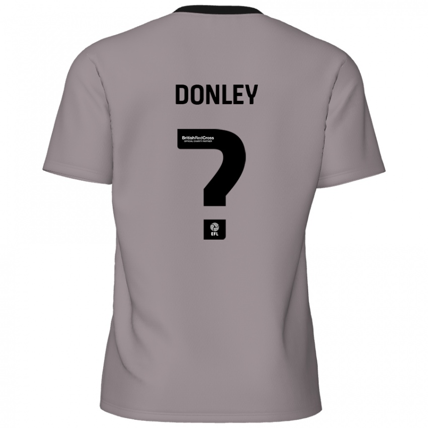 Kinder Jamie Donley #0 Grau Auswärtstrikot Trikot 2024/25 T-Shirt Österreich