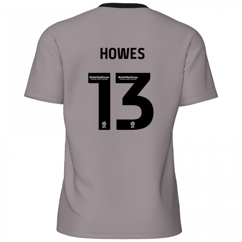 Kinder Sam Howes #13 Grau Auswärtstrikot Trikot 2024/25 T-Shirt Österreich