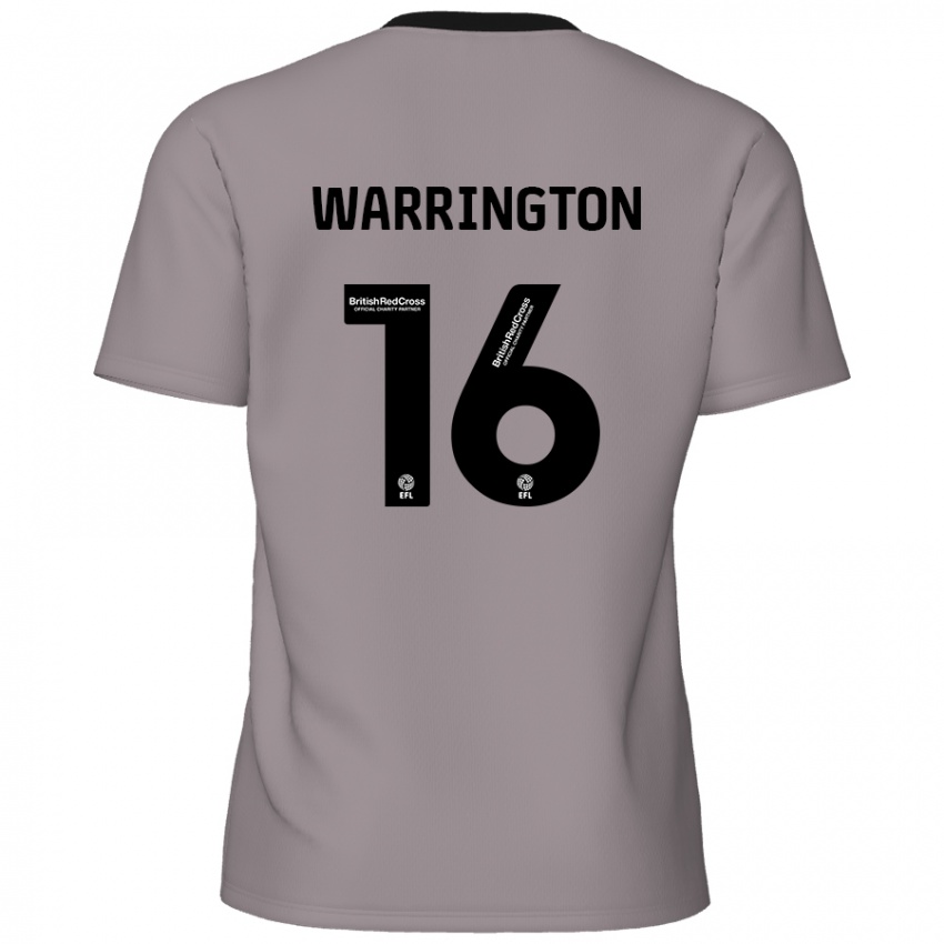 Kinder Lewis Warrington #16 Grau Auswärtstrikot Trikot 2024/25 T-Shirt Österreich