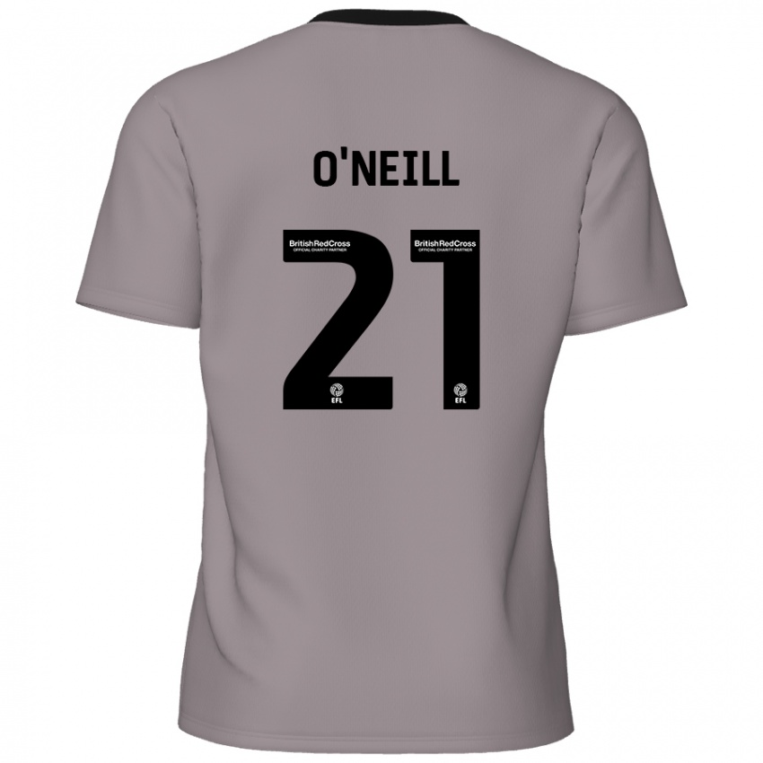 Kinder Ollie O'neill #21 Grau Auswärtstrikot Trikot 2024/25 T-Shirt Österreich