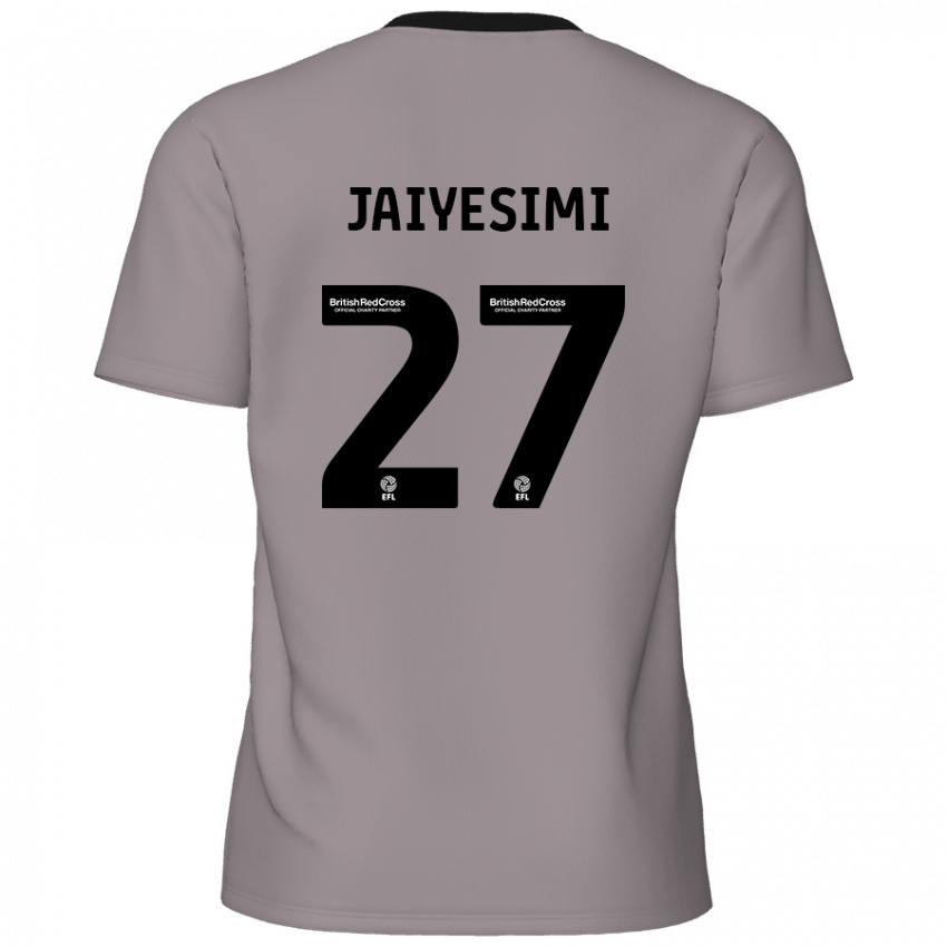 Kinder Diallang Jaiyesimi #27 Grau Auswärtstrikot Trikot 2024/25 T-Shirt Österreich