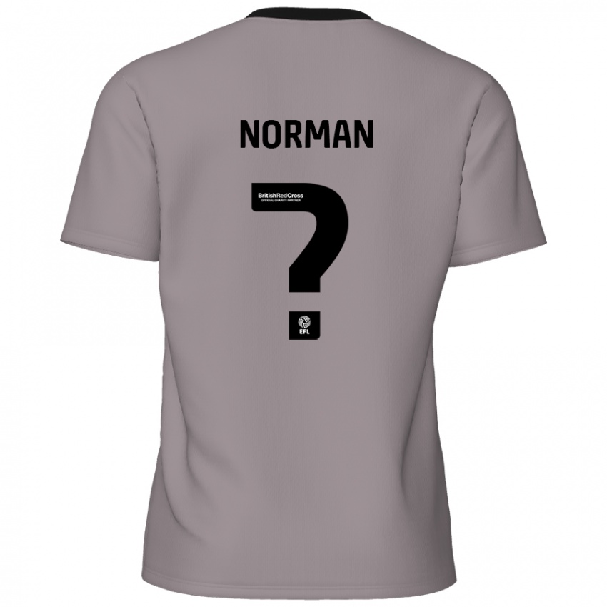 Kinder Freddie Norman #0 Grau Auswärtstrikot Trikot 2024/25 T-Shirt Österreich