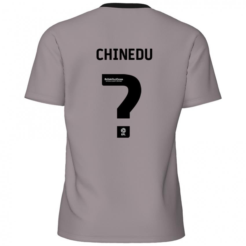 Kinder Phillip Chinedu #0 Grau Auswärtstrikot Trikot 2024/25 T-Shirt Österreich