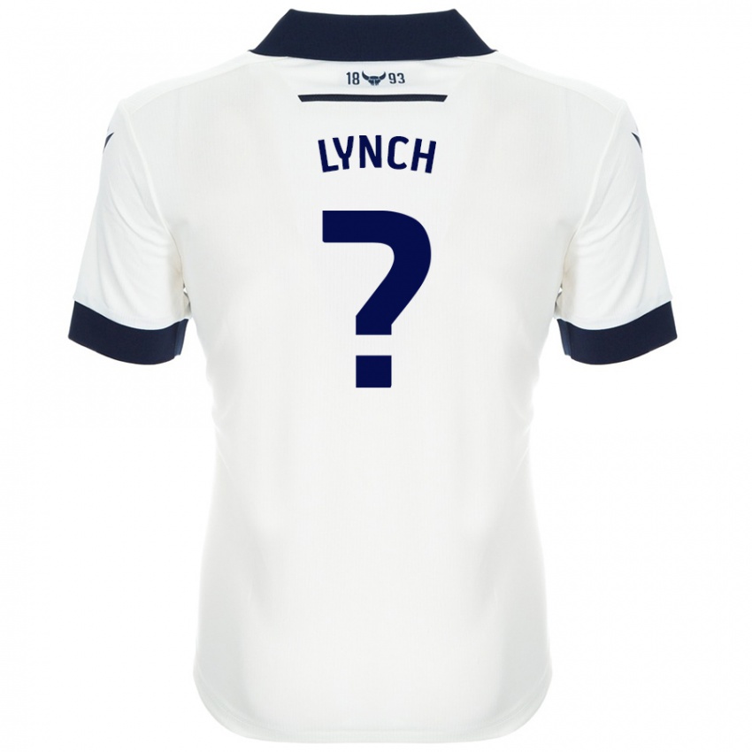 Kinder Bobby Lynch #0 Weiß Marineblau Auswärtstrikot Trikot 2024/25 T-Shirt Österreich