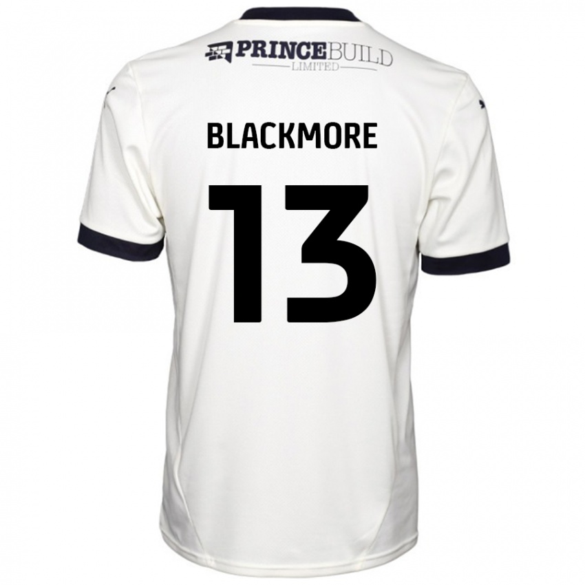 Kinder Will Blackmore #13 Cremeweiß Schwarz Auswärtstrikot Trikot 2024/25 T-Shirt Österreich