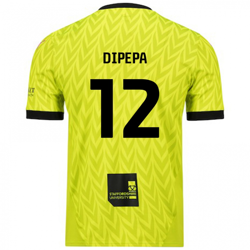 Kinder Baylee Dipepa #12 Fluoreszierend Grün Auswärtstrikot Trikot 2024/25 T-Shirt Österreich