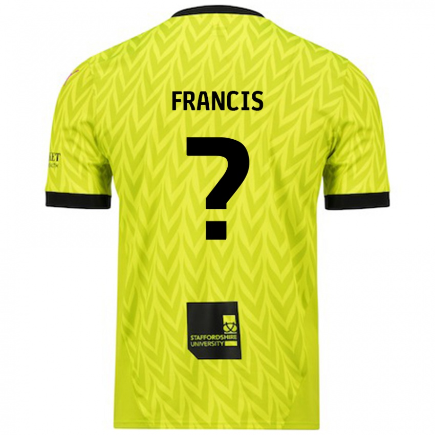 Kinder Louis Francis #0 Fluoreszierend Grün Auswärtstrikot Trikot 2024/25 T-Shirt Österreich